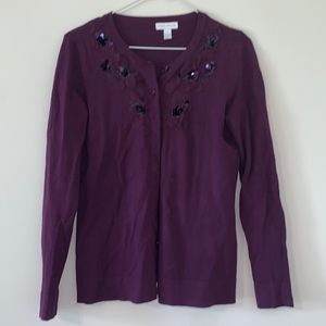 Charter Club women's sweater Size S. Purple/plum color